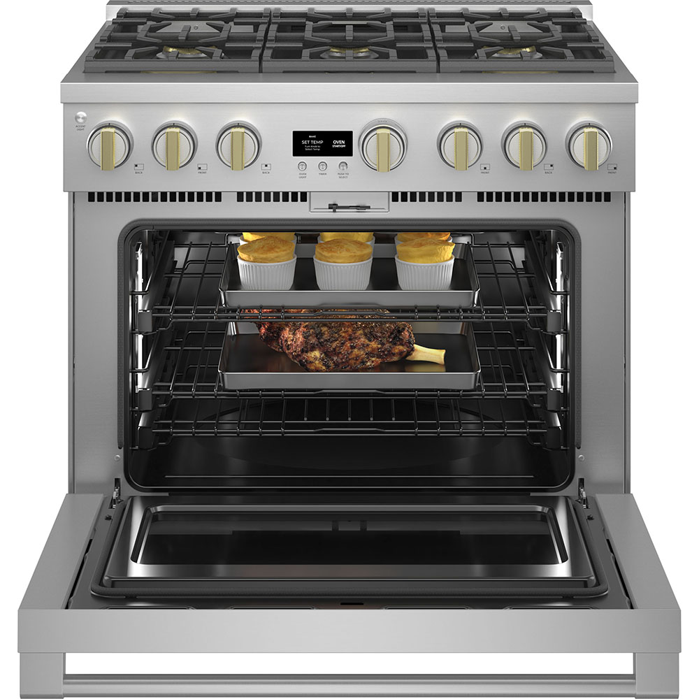 RANGE-36INCH-STAINLESS-STEEL-ZDP366NTSS-MONOGROM-OPEN-IN-USE.jpg